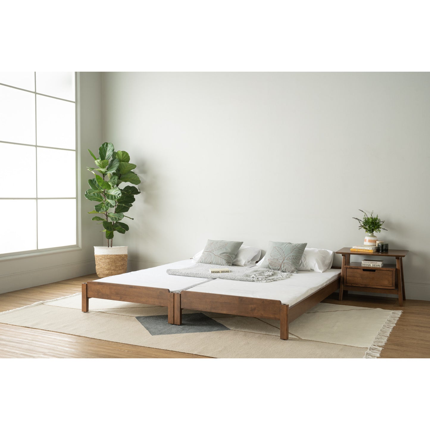 KEVA Bed Side Table - Cocoa