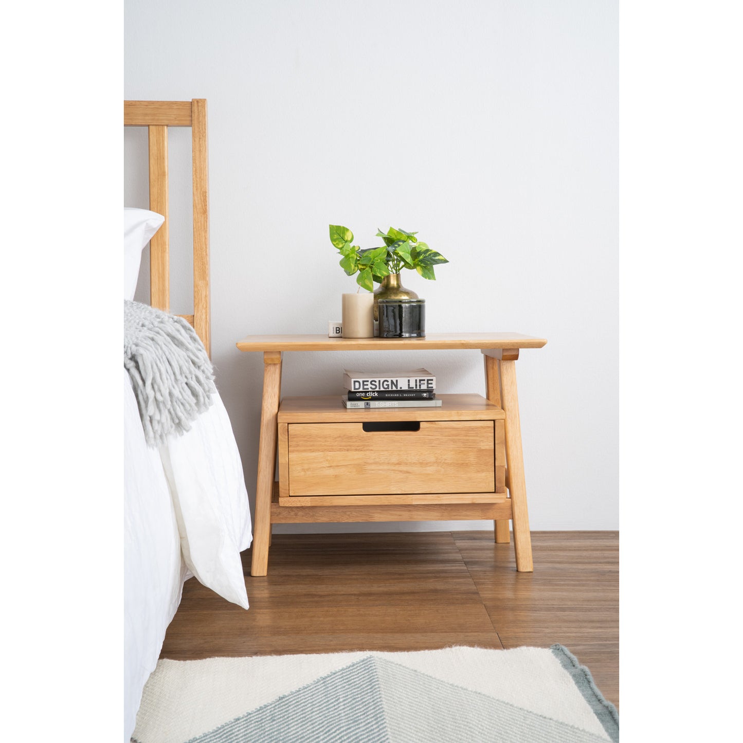 KEVA Bed Side Table - Natural
