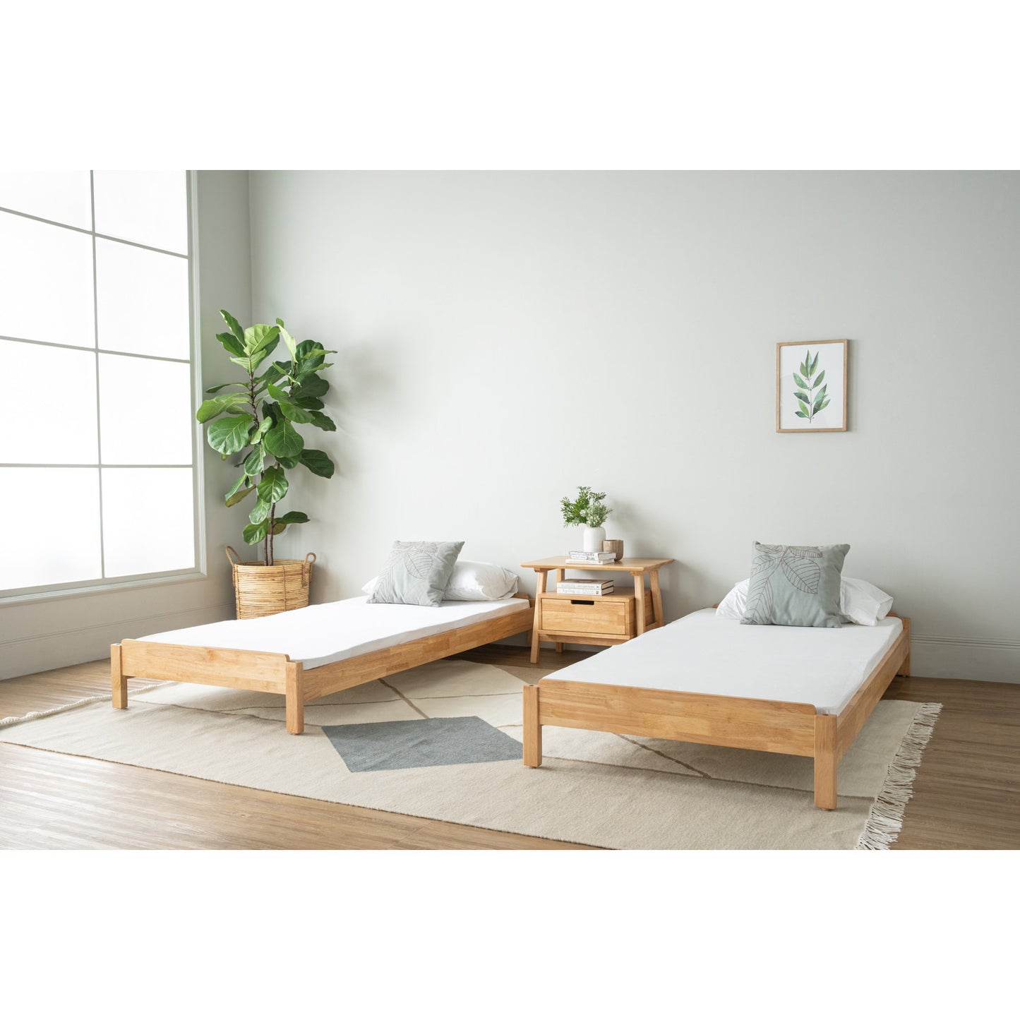 KEVA Bed Side Table - Natural