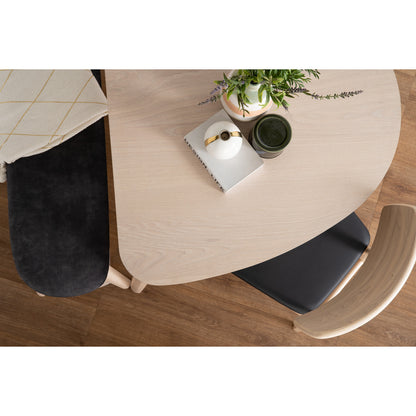 KHASA Dining Table - White Wash