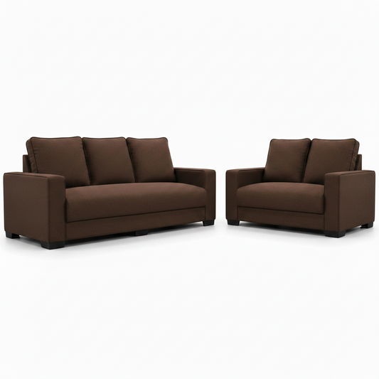 KIMO 2+3 Seater Sofa - Brown