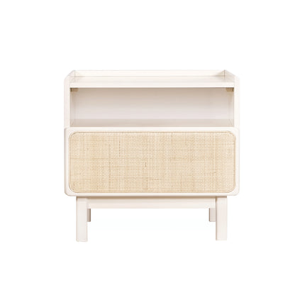KINO End Table - Soft Cream White