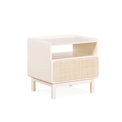 KINO End Table - Soft Cream White