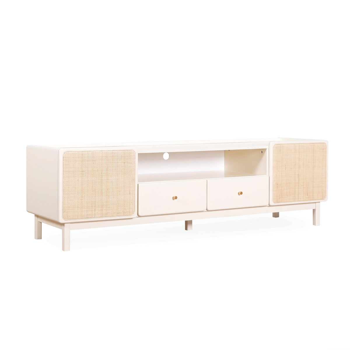 KINO TV Cabinet - Soft Cream White (1800L)