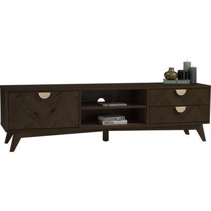 LOFTUS TV Cabinet - Smoked Oak (1800L)