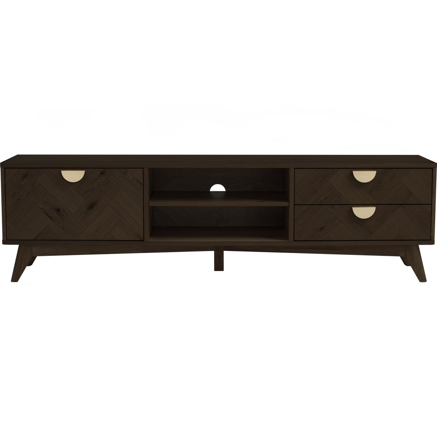 LOFTUS TV Cabinet - Smoked Oak (1800L)