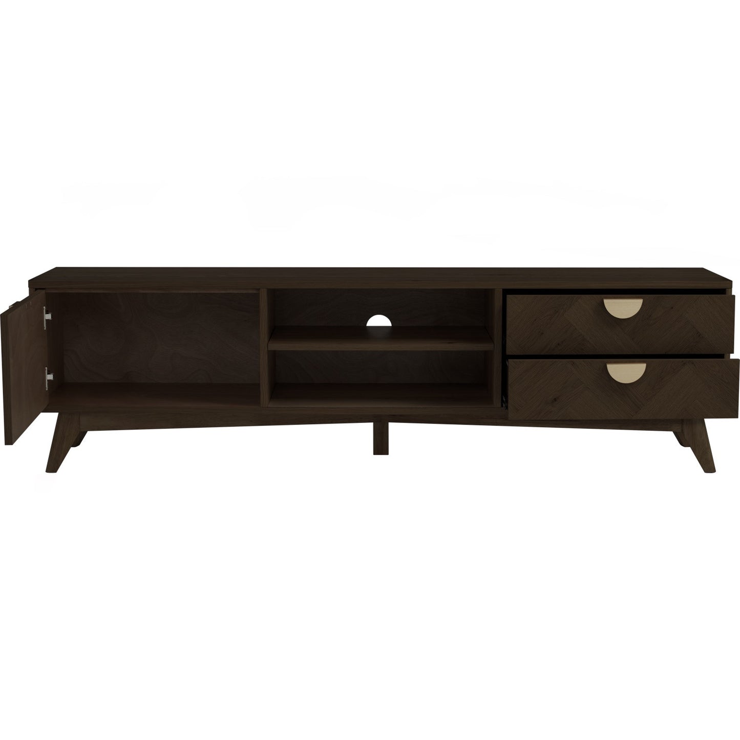 LOFTUS TV Cabinet - Smoked Oak (1800L)