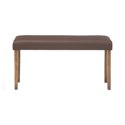 LENORE Bench - Cocoa Leg, Mocha Seat (930L)