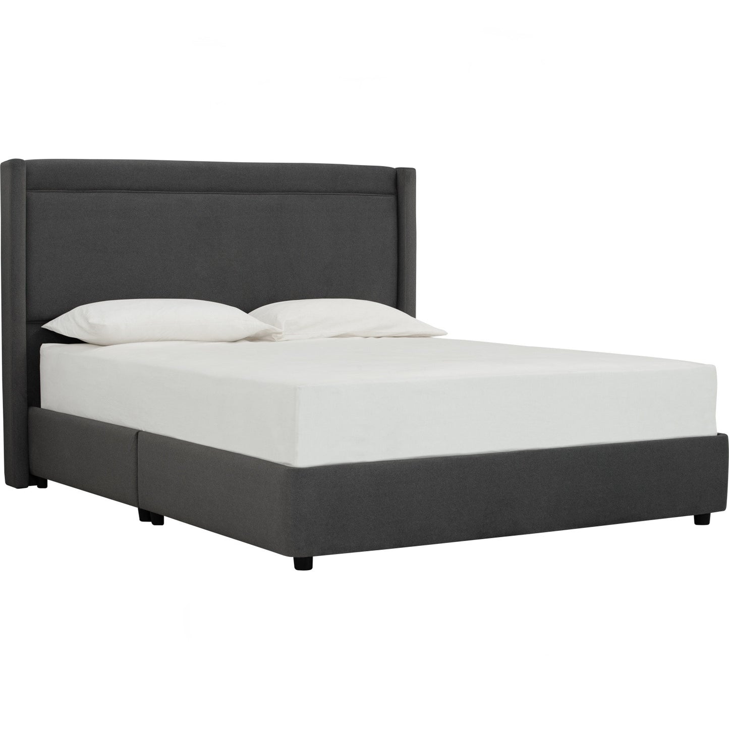 LILAH Bedframe - Dark Grey (Queen Size)