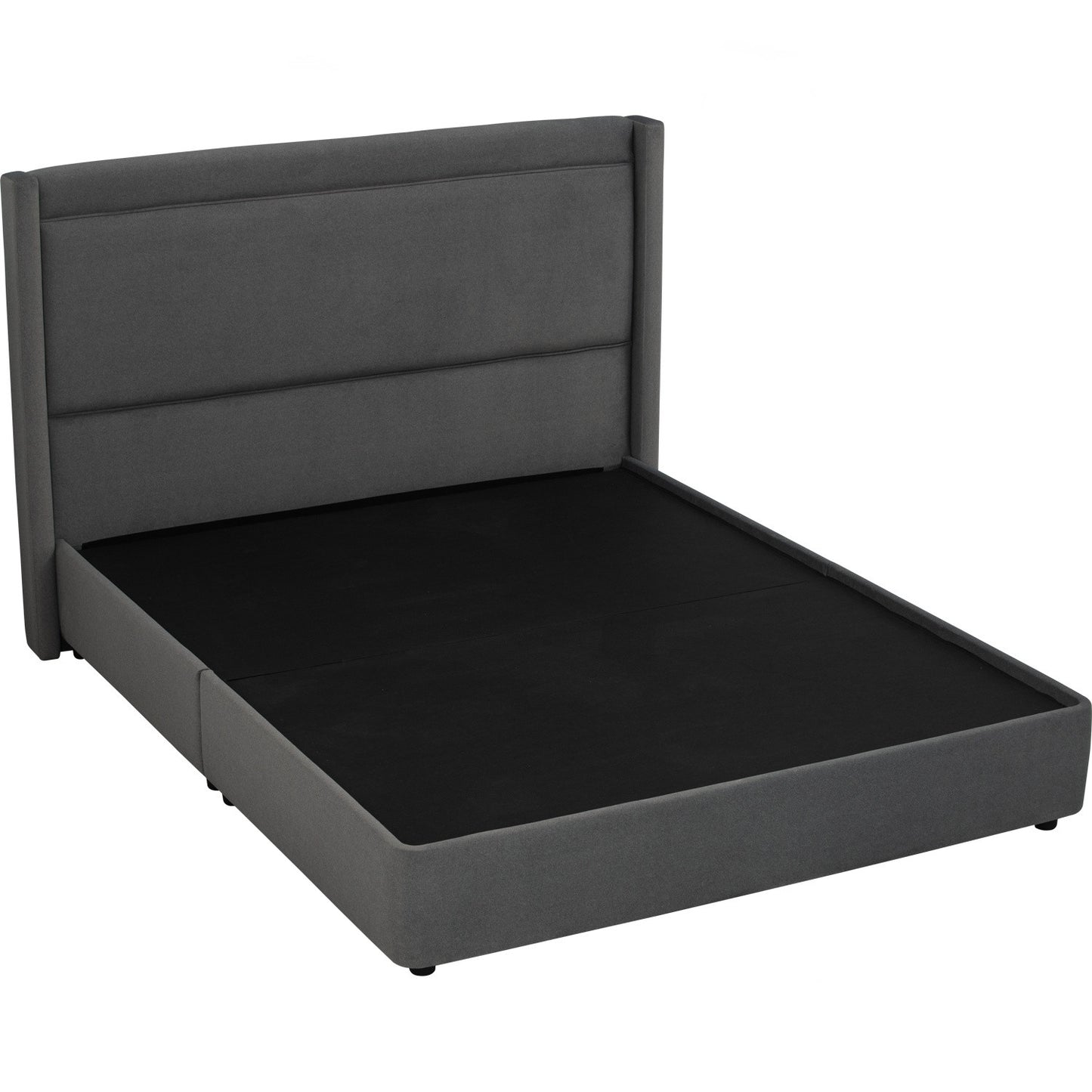 LILAH Bedframe - Dark Grey (Queen Size)