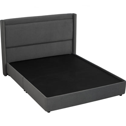 LILAH Bedframe - Dark Grey (Queen Size)