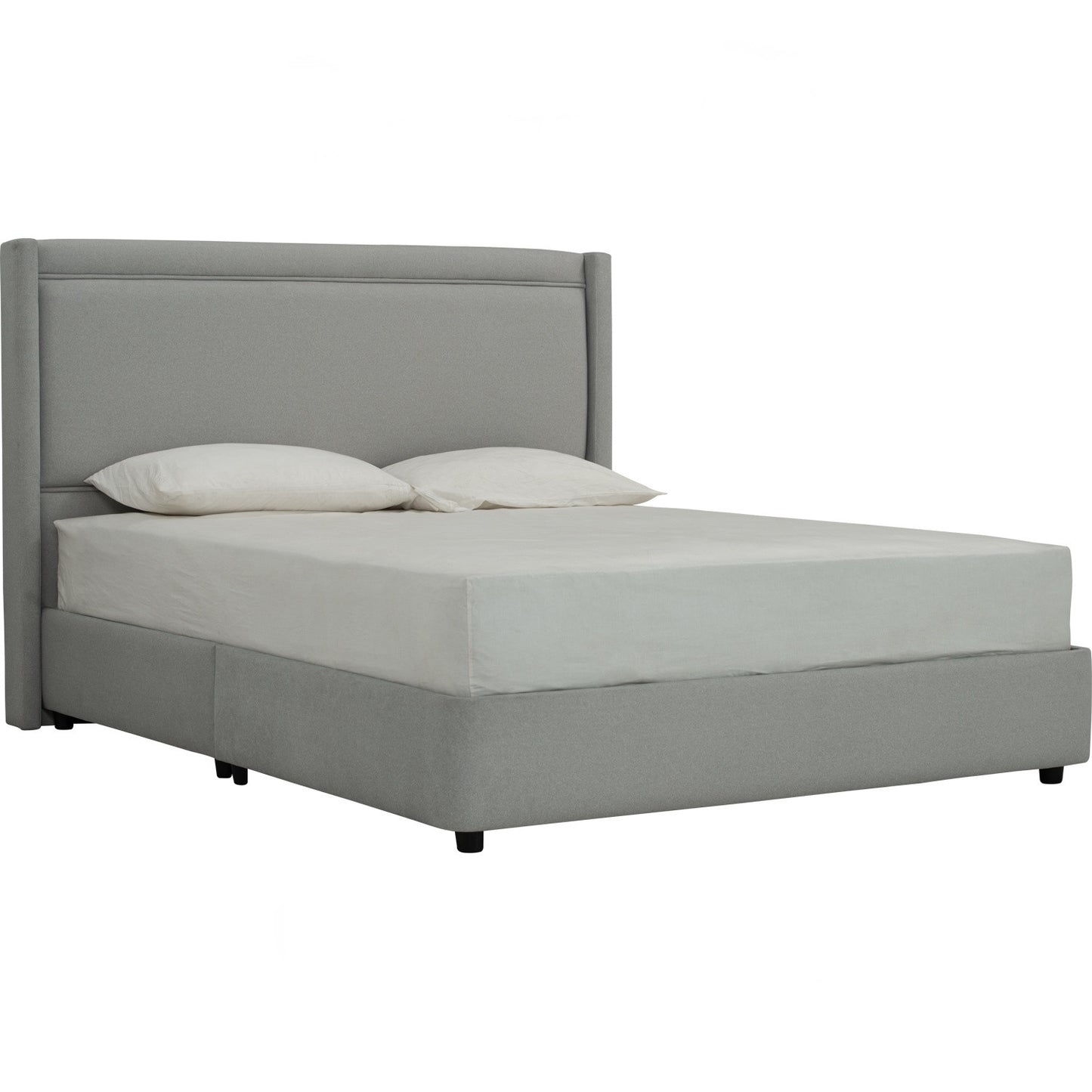LILAH Bedframe - Warm Grey (Queen Size)