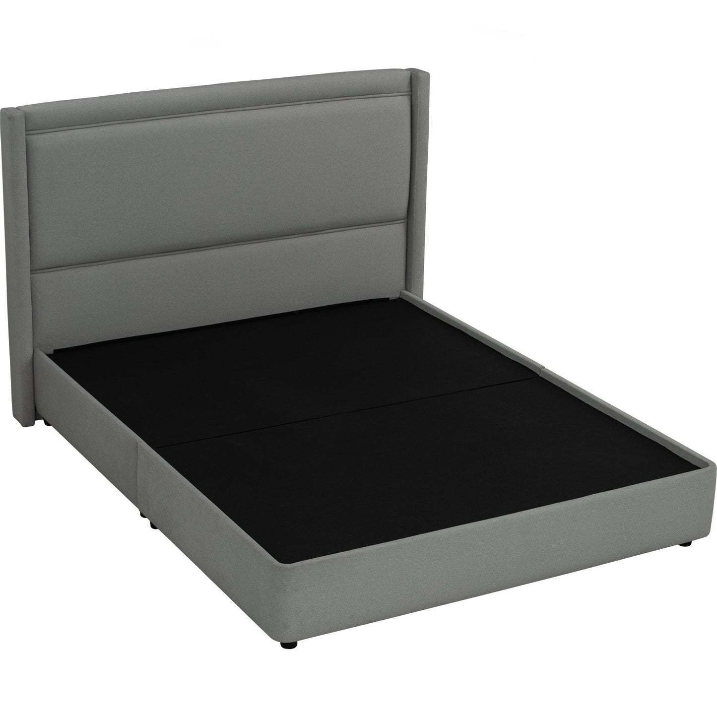 LILAH Bedframe - Warm Grey (Queen Size)