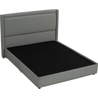 LILAH Bedframe - Warm Grey (Queen Size)