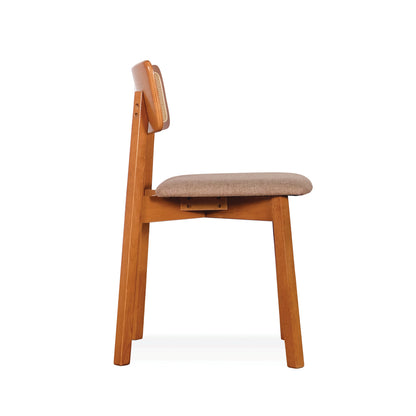 LILY Dining Chair - Rattan Back