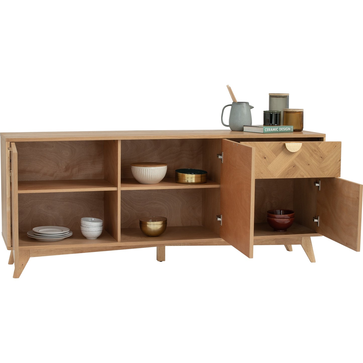 LOFTUS Sideboard - Oak (1800L)
