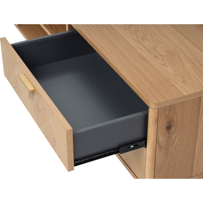 LOFTUS TV Cabinet - Oak (1800L)