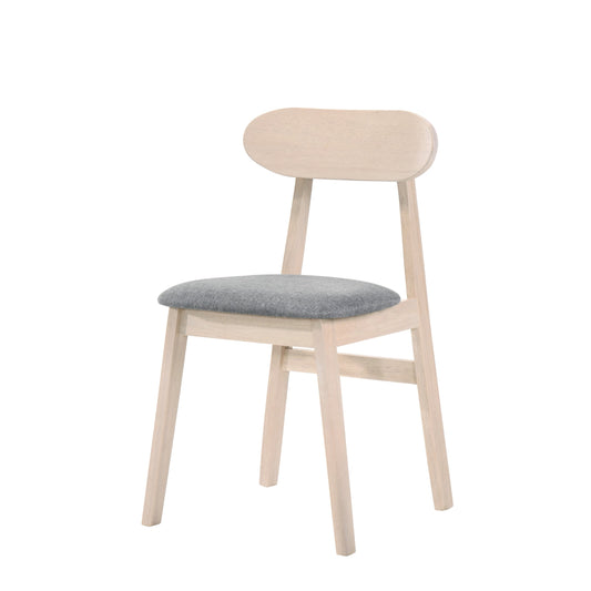 LUFFEE Dining Chair - White Wash