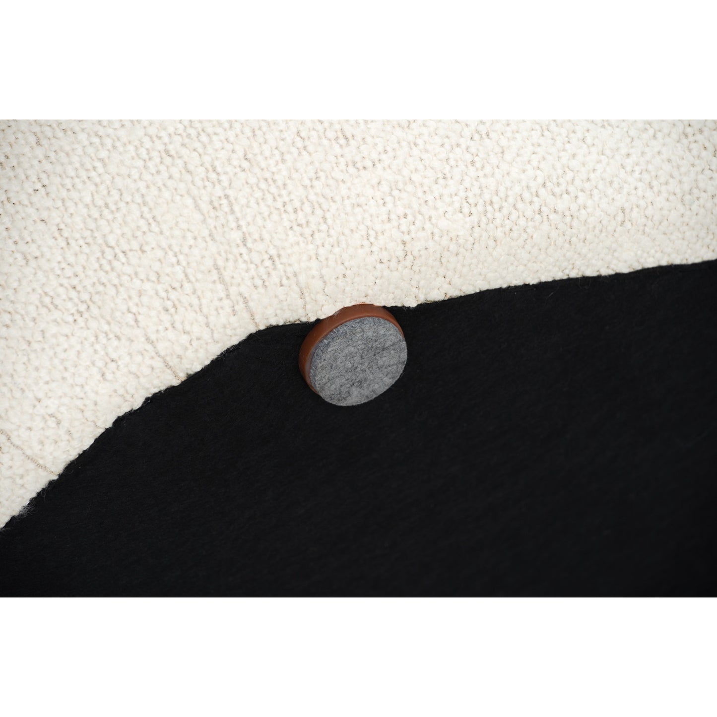 LUX Pouf B - Cream White