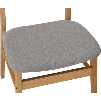 MACY Dining Chair - Natural + White
