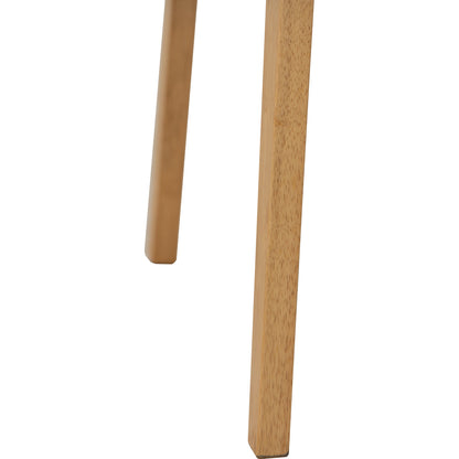 MACY Dining Chair - Natural + White