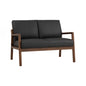 MENDO 2 Seater Sofa - Walnut