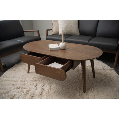 MENDO 3 Seater Sofa - Walnut