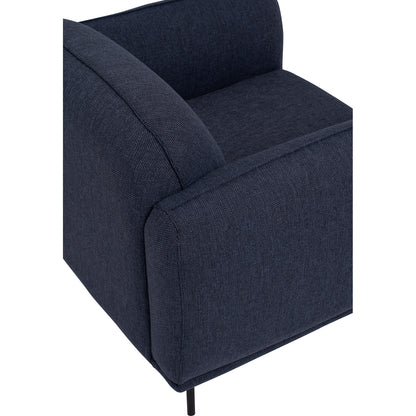 MIRA 1 Seater Sofa - Blue