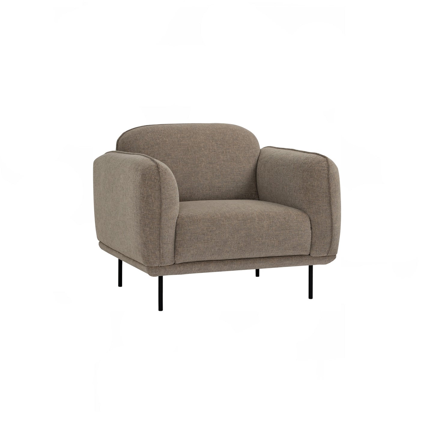MIRA 1 Seater Sofa - Mocha