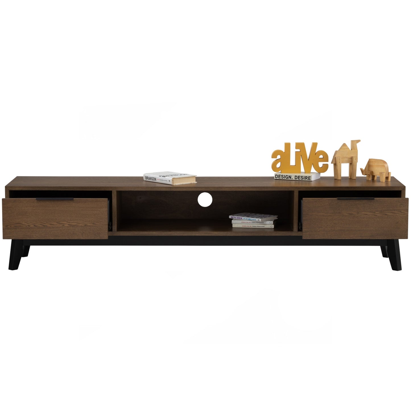 MALTON TV Cabinet - Cocoa (1800L)