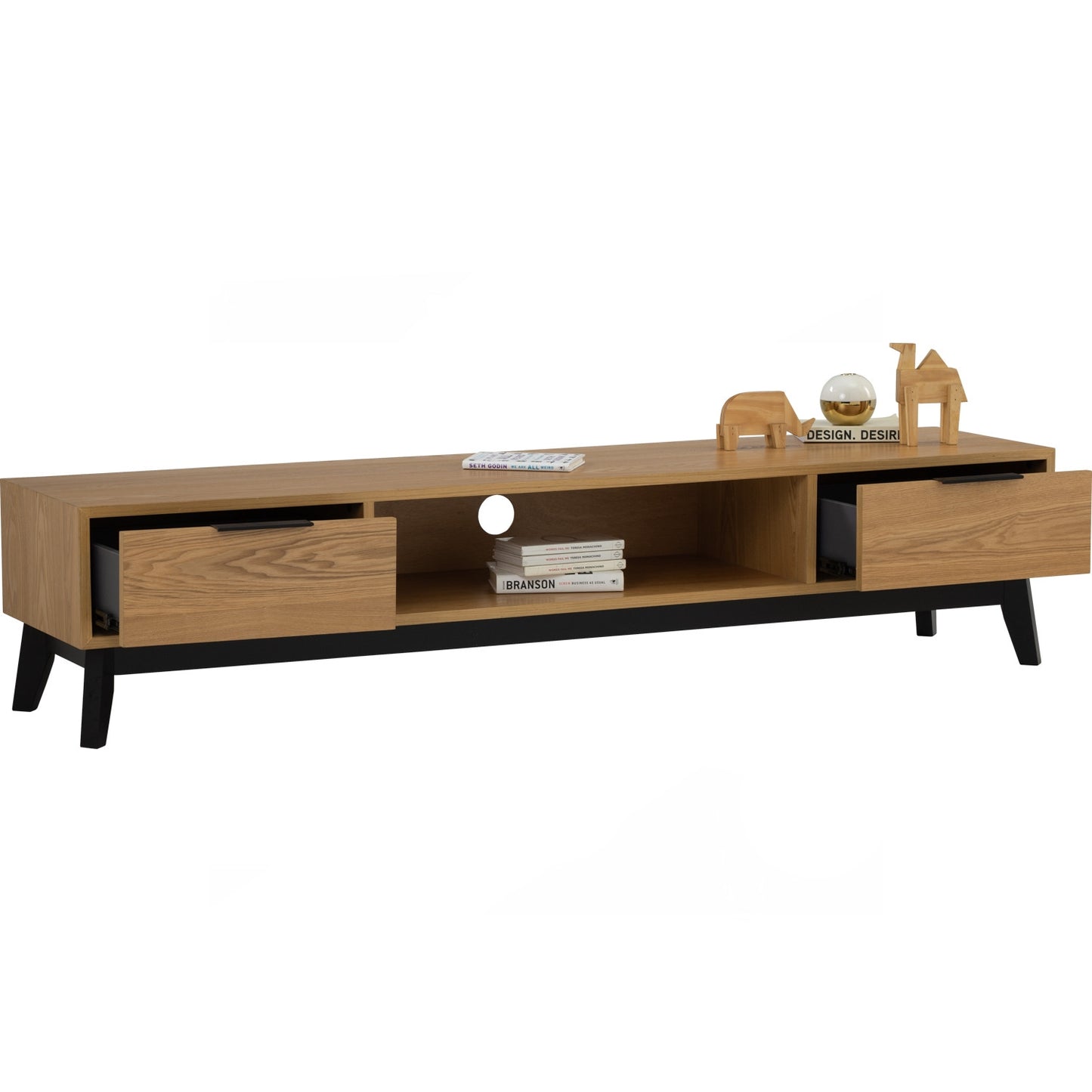 MALTON TV Cabinet - Natural (1800L)