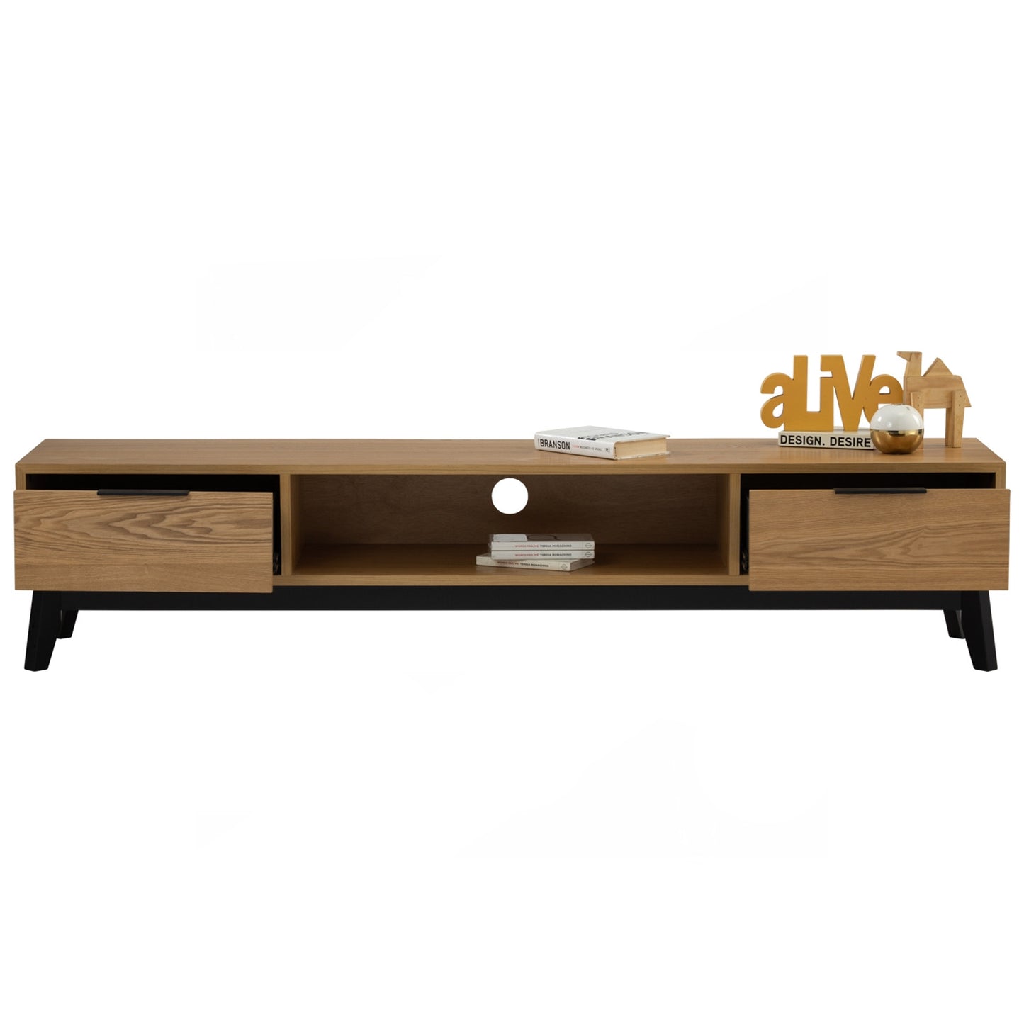 MALTON TV Cabinet - Natural (1800L)