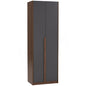 MANDO 2 Door Wardrobe - Black