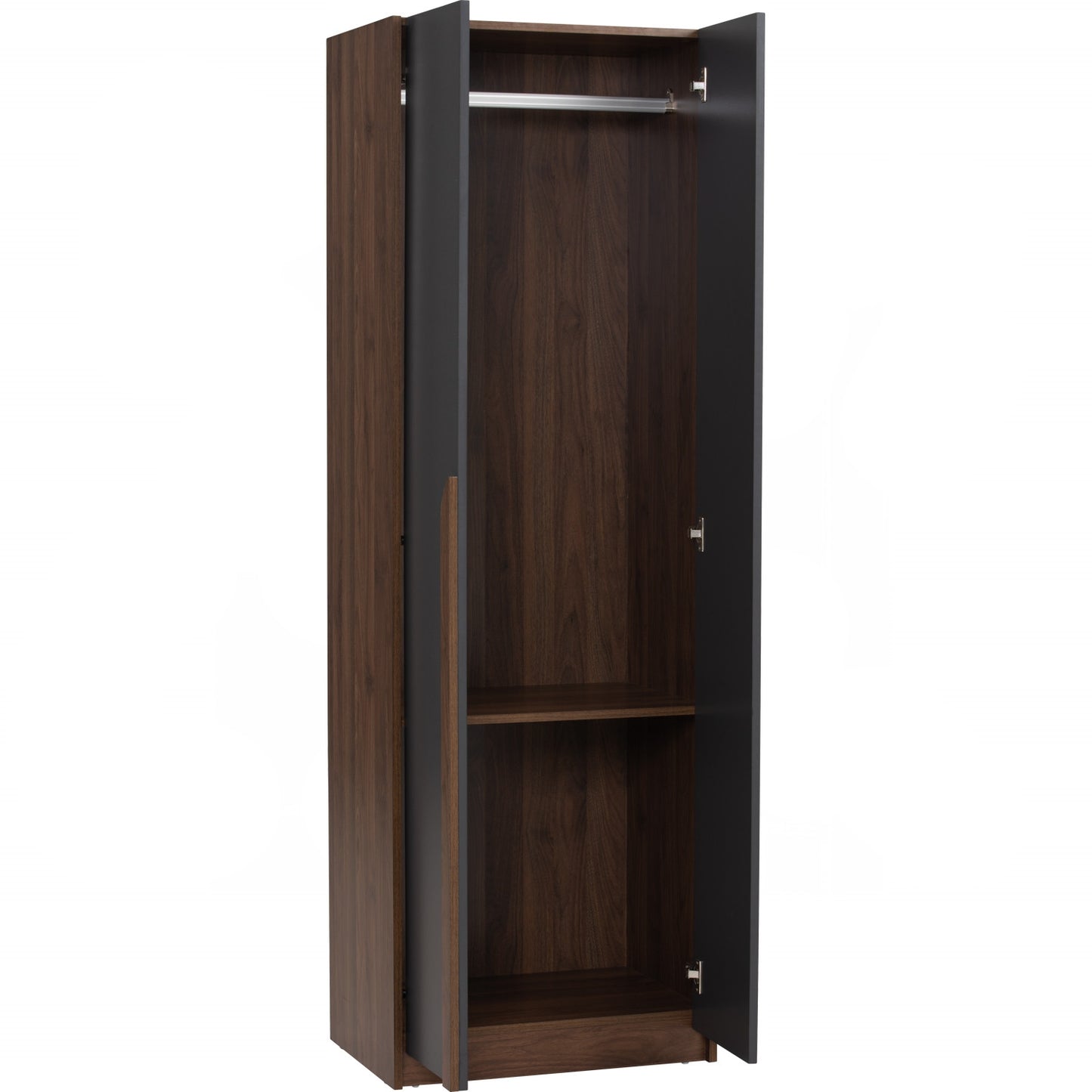 MANDO 2 Door Wardrobe - Black