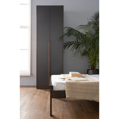 MANDO 2 Door Wardrobe - Black