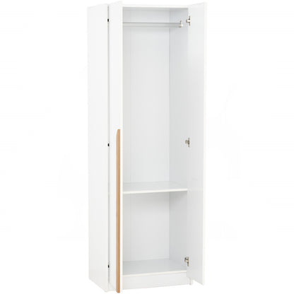 MANDO 2 Door Wardrobe - White