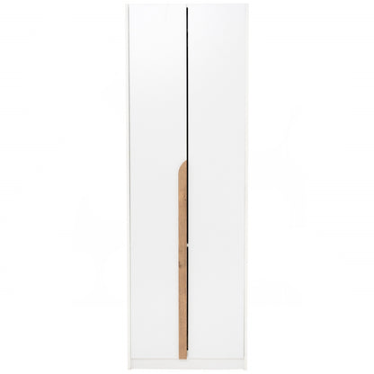 MANDO 2 Door Wardrobe - White