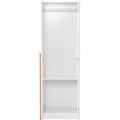 MANDO 2 Door Wardrobe - White