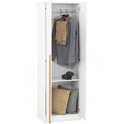 MANDO 2 Door Wardrobe - White