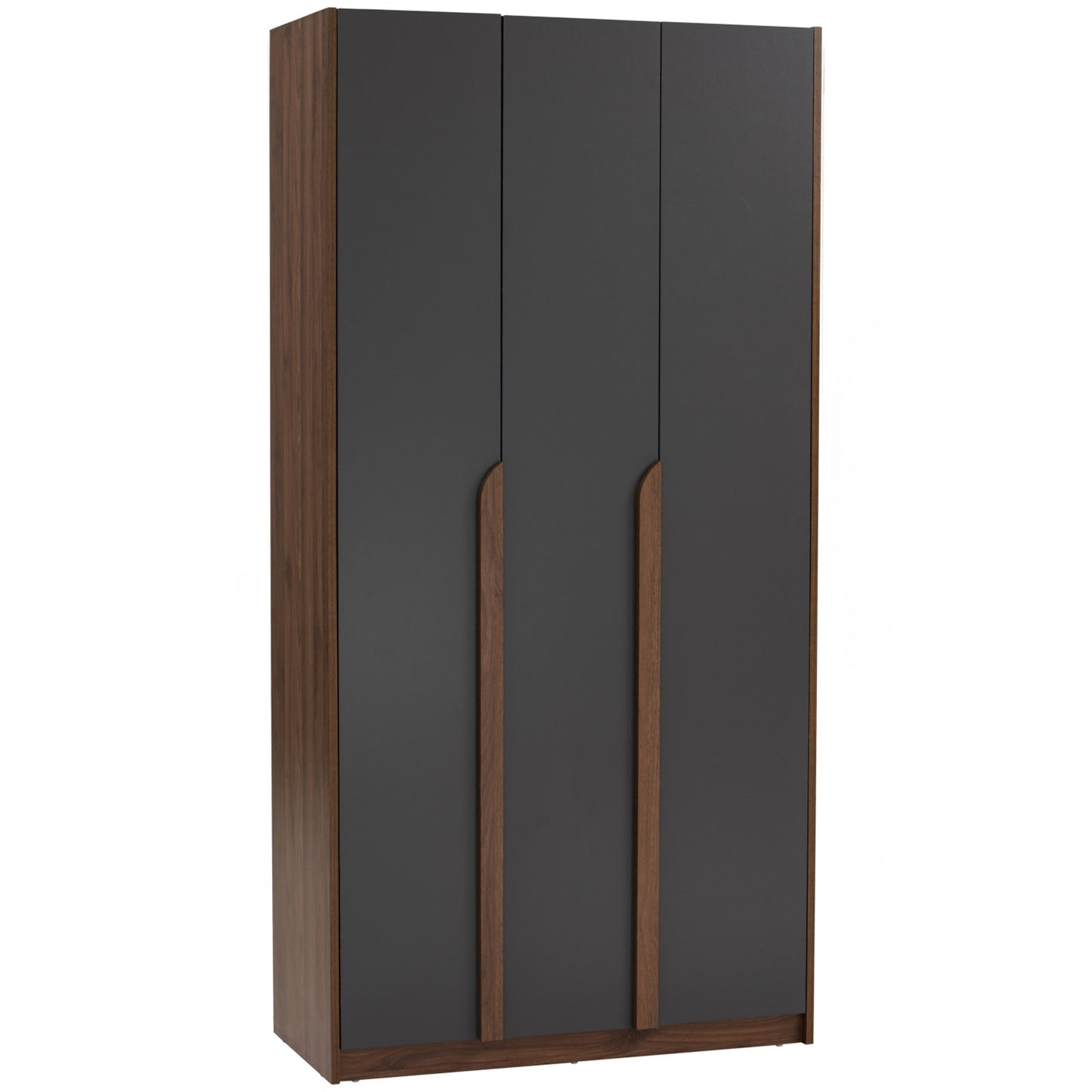MANDO 3 Door Wardrobe - Black