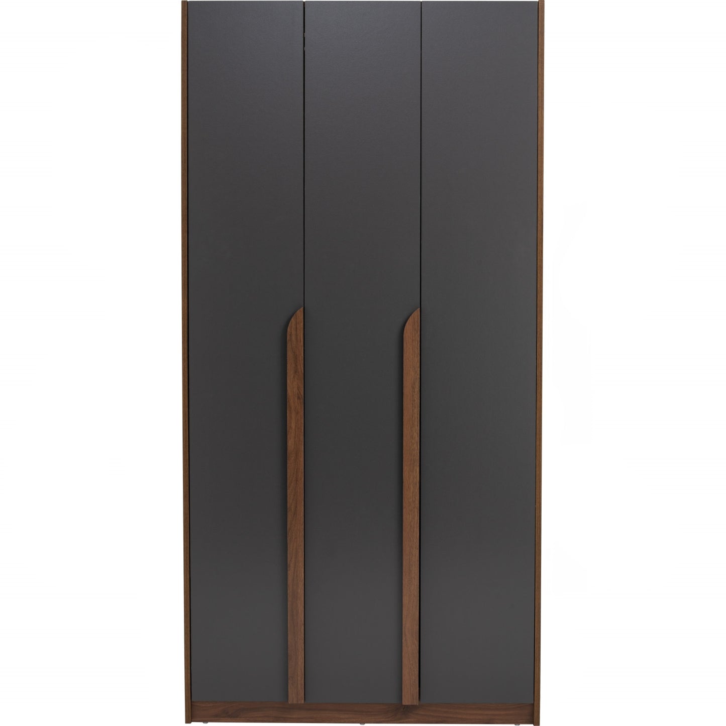 MANDO 3 Door Wardrobe - Black