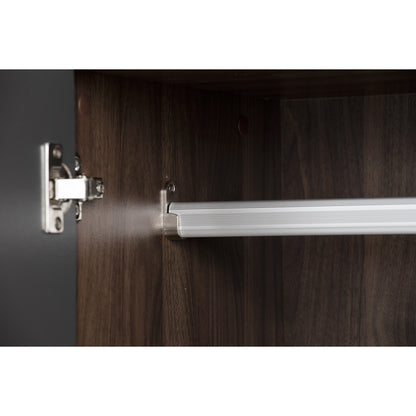 MANDO 3 Door Wardrobe - Black