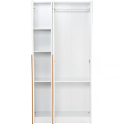 MANDO 3 Door Wardrobe - White