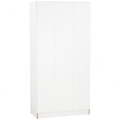 MANDO 3 Door Wardrobe - White