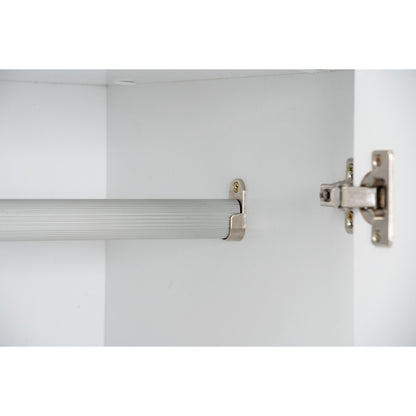 MANDO 3 Door Wardrobe - White