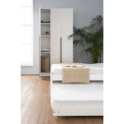MANDO 3 Door Wardrobe - White