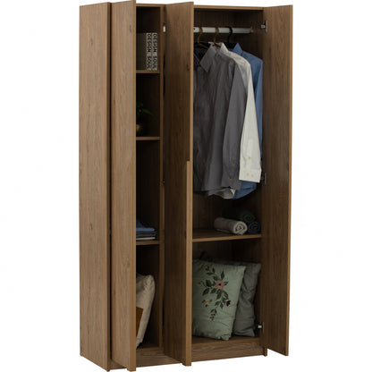 MANDO 3 Door Wardrobe - Oak