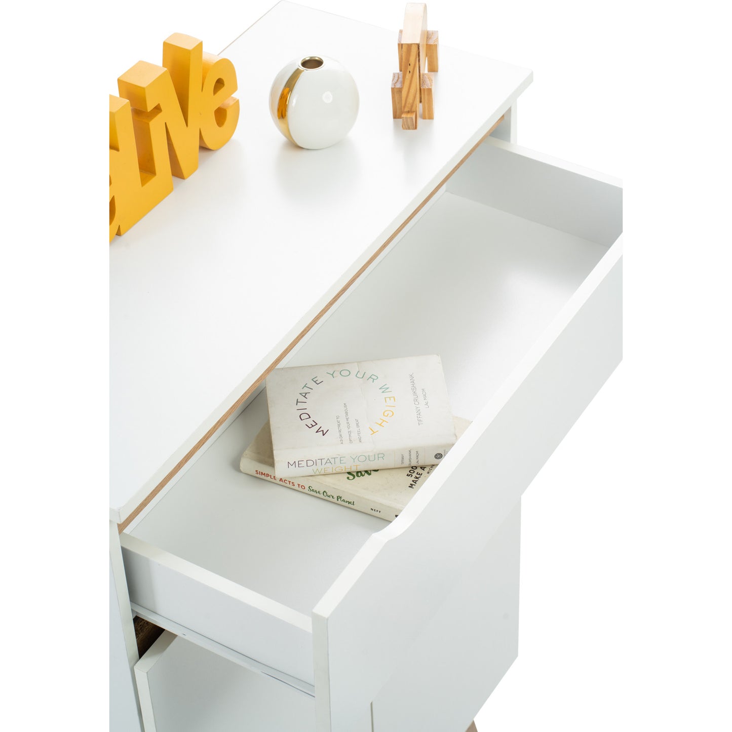 MANDO Multi Function Cabinet - White