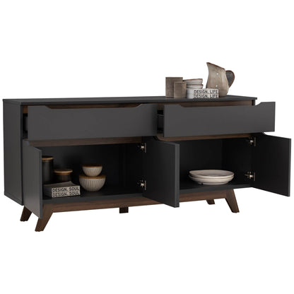 MANDO Sideboard - Black (1600L)