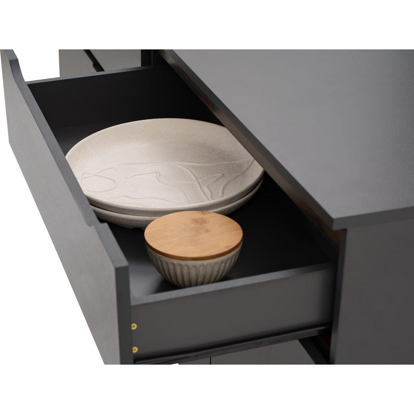 MANDO Sideboard - Black (1600L)